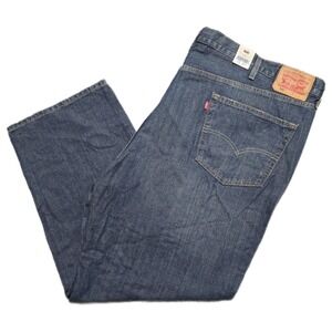 NWT Levi's 559 Men‎ Jeans 52x29 Relax Straight Fit Blue Wash Denim New